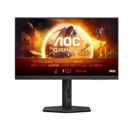 AOC 27G4X écran plat de PC 68,6 cm 27" 1920 x 1080 pixels Full HD LED Noir - 1