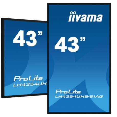iiyama 43\W LCD 4K 108 cm 42.5" 500 cd/m² 4K Ultra HD Intégré dans le processeur Android 8.0 18/7 - 1