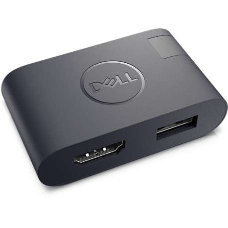 DELL DA20 USB Type-C HDMI + USB Noir - 1