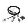 Kensington K64424WW 2.43m Noir, Acier inoxydable câble antivol - 1
