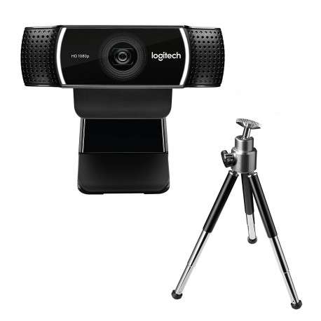 Logitech C922 1920 x 1080pixels USB Noir webcam - 1