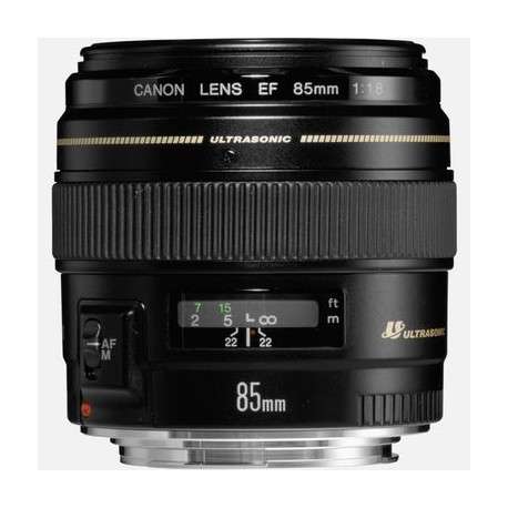 Canon EF 85mm f/1.8 USM SLR Telephoto lens Noir - 1