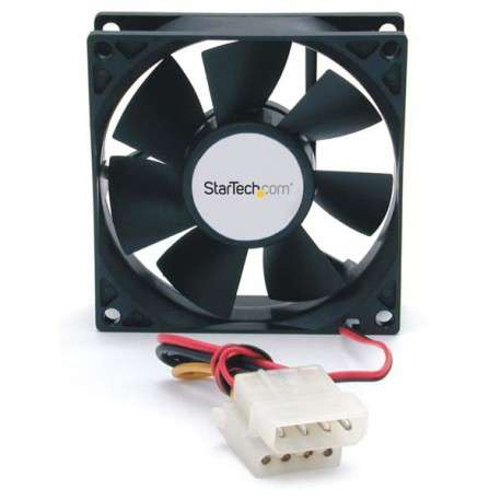 StarTech.com Ventilateur PC à Double Roulement à Billes - Alimentation LP4 - 80 mm - 1