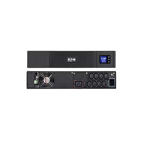 Eaton 5SC2200IRT Interactivité de ligne 2200VA 9sorties CA Rack/Tour Noir alimentation d'énergie non interruptible - 1