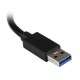 StarTech.com Hub USB 3.0 portable à 3 ports avec câble intégré plus Gigabit Ethernet - Aluminium - 5