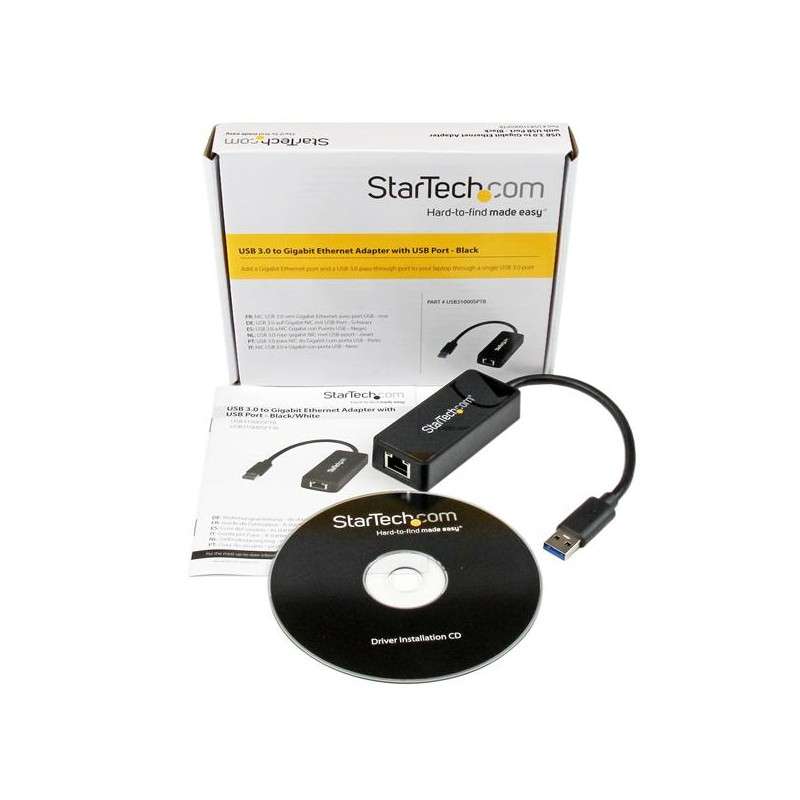 StarTech.com Adaptateur USB 3.0 vers Ethernet Gigabit - Carte Réseau  Externe USB vers 2 Ports RJ45 Ethernet - SECOMP France