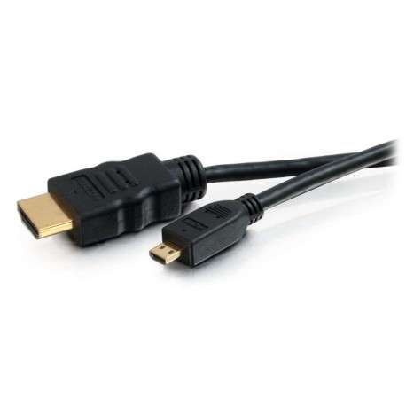 C2G Value High-Speed 2m 2m HDMI Micro-HDMI Noir câble HDMI - 1