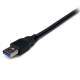 StarTech.com Câble d'extension noir SuperSpeed USB 3.0 A vers A 1 m - M/F - 2