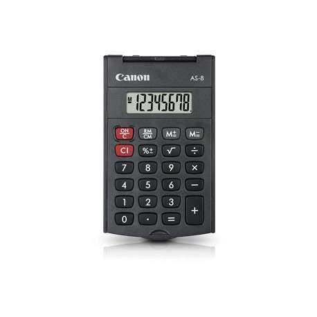 Canon AS-8 Poche Calculatrice à écran Gris calculatrice - 1