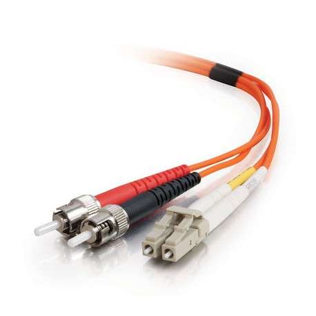 C2G 85497 10m LC ST Orange câble de fibre optique - 1