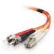 C2G 85492 1m LC ST Orange câble de fibre optique - 1