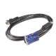 APC KVM USB Cable - 25 ft 7.6 m 7.6m Noir câble kvm - 1