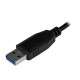 StarTech.com Hub USB 3.0 4 ports - Mini Hub USB3 Externe Portable avec câble intégré - Noir - 4