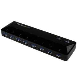 StarTech.com Hub USB 3.0 à 10 ports avec ports de charge et synchronisation - 2x 1,5 A - 1