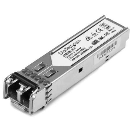 StarTech.com Module de transceiver SFP à fibre optique Gigabit - Compatible HP J4858C - Multimode LC avec DDM - 550 m - 1