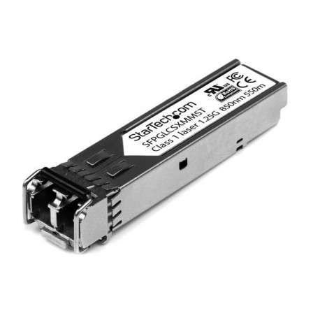 StarTech.com Module de transceiver SFP a fibre optique Gigabit - Compatible Cisco - Multimode LC - Mini-GBIC - 550 m - 1