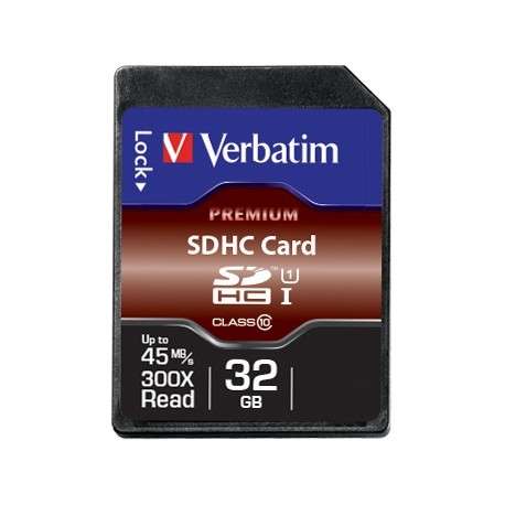 Verbatim Premium 32Go SDHC Classe 10 mémoire flash - 1