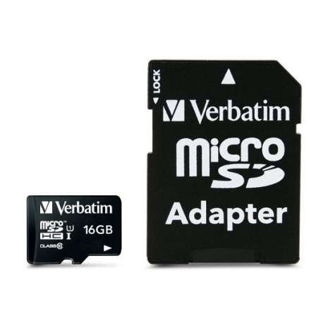 Verbatim Premium 16Go MicroSDHC Classe 10 mémoire flash - 1