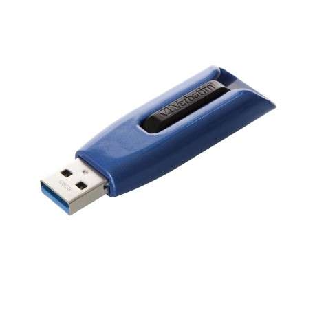 Verbatim Store 'n' Go V3 Max 128Go USB 3.0 3.1 Gen 1 Type A Noir, Bleu lecteur USB flash - 1