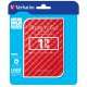 Verbatim Disque dur portable USB Store 'n' Go 3.0, 1 To - Rouge - 4