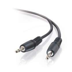 C2G 3.5 mm - 3.5 mm 1m M/M 1m 3,5mm 3,5mm Noir câble audio - 1