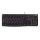 Logitech K120 USB QWERTY Anglais britannique Noir clavier - 1