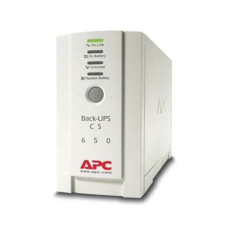 APC Back-UPS Veille 650VA 4sorties CA Tour Beige alimentation d'énergie non interruptible - 1