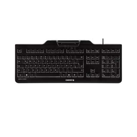 CHERRY KC 1000 SC USB AZERTY Français Noir clavier - 1