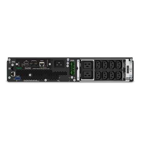 APC SRT2200RMXLI-NC Double-conversion en ligne 2200VA 12sorties CA A mettre sur rack Noir alimentation d'énergie non - 1