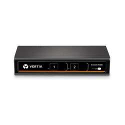 Vertiv Avocent SwitchView, KVM de bureau à 2 ports, DVI-I double liaison, audio, UE - 1