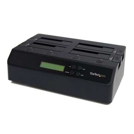 StarTech.com Duplicateur autonome 1 vers 3 pour disques durs SATA - Station d'accueil USB 3.0 / eSATA pour 4 HDD SATA - 1