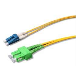 Uniformatic 2m OS1 LC-SCAPC 2m LC SC/APC Jaune câble de fibre optique - 1