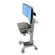 Ergotron Neo-Flex Dual WideView WorkSpace Ecran plat Multimedia cart Gris - 1
