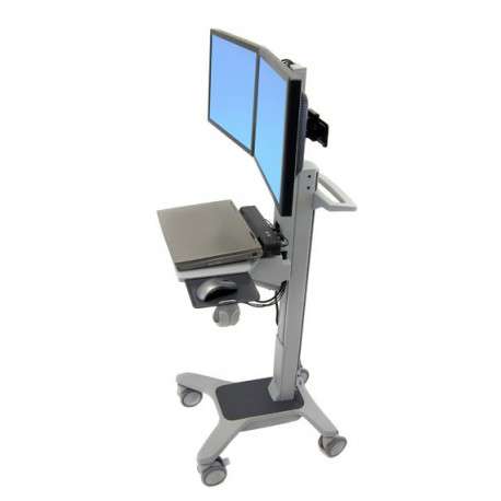 Ergotron Neo-Flex Dual WideView WorkSpace Ecran plat Multimedia cart Gris - 1