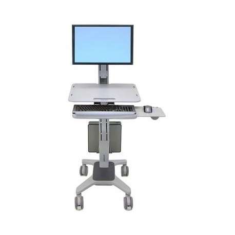 Ergotron WorkFit C-Mod, Single Display Sit-Stand Workstation 22" Gris - 1