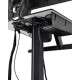 Ergotron WorkFit-C, Dual Sit-Stand Ecran plat Multimedia cart Noir, Gris - 2