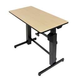 Ergotron WorkFit-D, Sit-Stand Desk Sable bureau d'ordinateur - 1