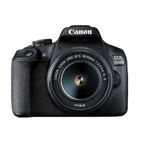 Canon EOS 2000D BK 18-55 IS II EU26 Kit d'appareil-photo SLR 24.1MP CMOS 6000 x 4000pixels Noir - 1