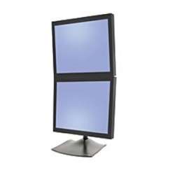 Ergotron DS Series DS100 Dual Monitor Desk Stand, Vertical - 1