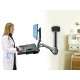 Ergotron StyleView Sit-Stand Combo Arm with Worksurface 24" - 5