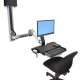 Ergotron StyleView Sit-Stand Combo System with Worksurface 24" Aluminium - 2