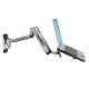 Ergotron LX Sit-Stand Wall Mount LCD Arm Acier inoxydable - 5
