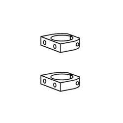 Ergotron Pole Mount Brackets - 1