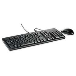 Hewlett Packard Enterprise USB Keyboard and Mouse, PVC Free, Intl USB QWERTY Noir - 1