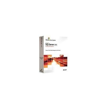 Microsoft SQL Server 2005 Enterprise Edition, Win32 All Lng Lic/SA Pack OLV NL 1YR Addtl Prod - 1