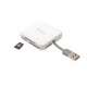 PNY AXP724 USB 2.0 Blanc lecteur de carte mémoire - 1