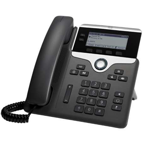 Cisco 7821 Combiné filaire 2lignes Noir, Argent téléphone fixe - 1