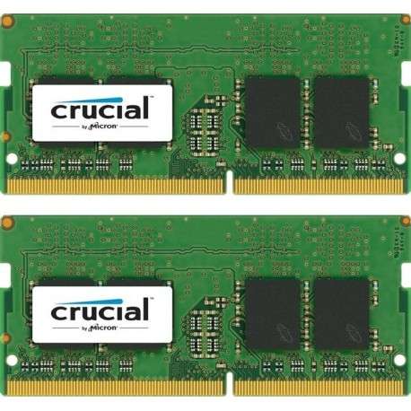 Crucial 16GB 2x8GB DDR4 2400 SODIMM 1.2V 16Go DDR4 2400MHz module de mémoire - 1