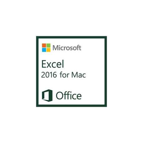 Microsoft Excel 2016 for Mac, 1u - 1