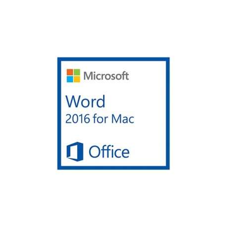 Microsoft Word for Mac 2016, 1u - 1